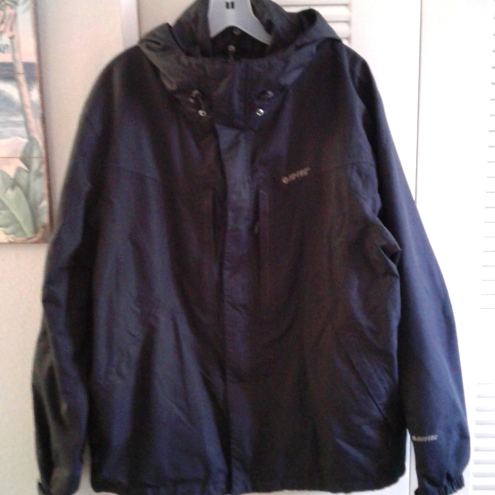 Hi Tec, Fully Seam Sealed Waterproof Black Jacket